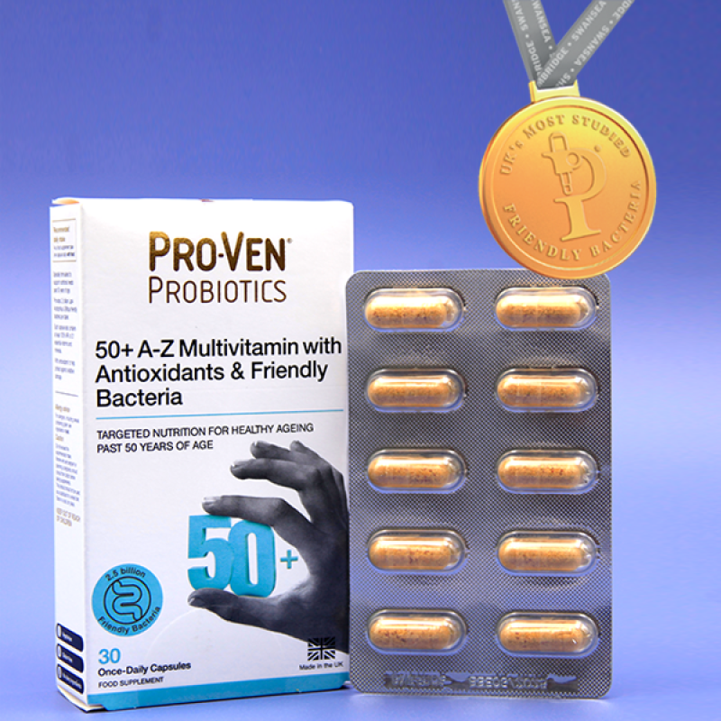 50+ насныханы Антиоксидант, Мультивитамин ба Ашигтай бактери