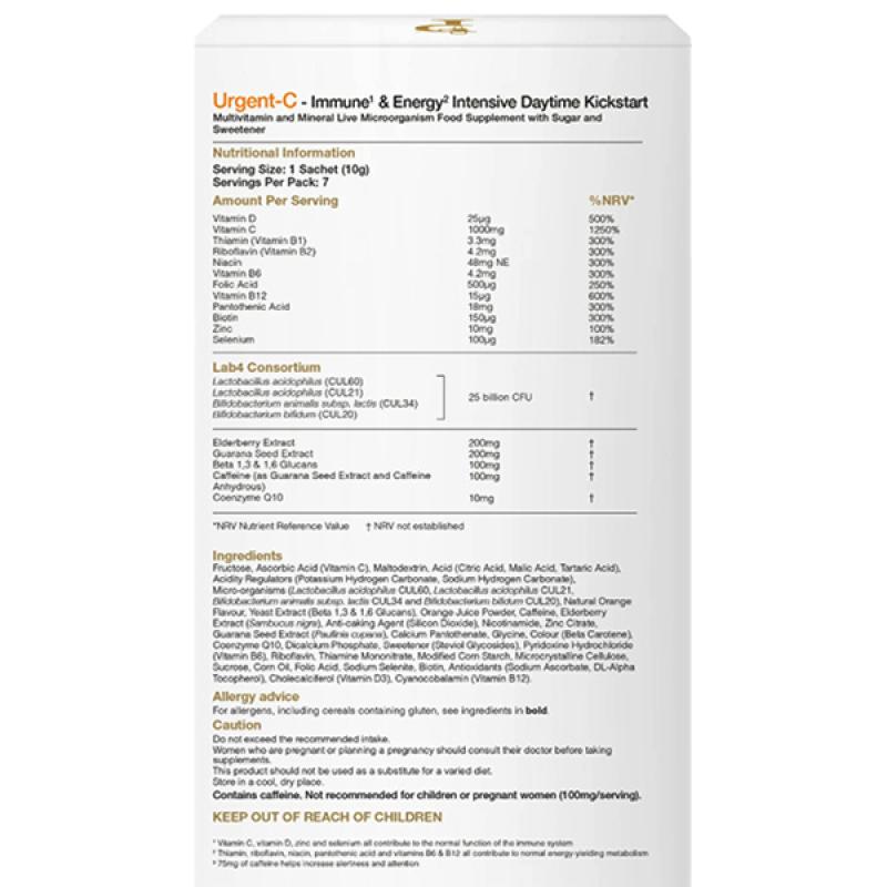 Urgent C Immune & Energy Intensive
